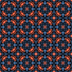 pattern batik flower damask ethnic boho ikat texture tribal geometric background