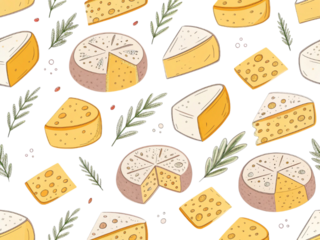 Cheese Wheel Illustration