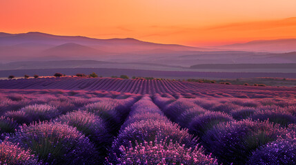 Fototapeta premium Purple Lavender Flower Pictures: Immerse in the Enchanting Beauty of Lavender Blooms