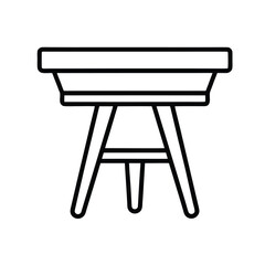 old wooden chair isolated