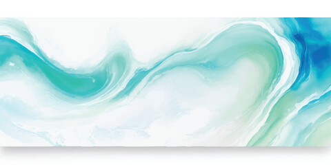 Abstract minimalist painting of clouds and sky for backgrounds and design elements