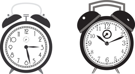 alarm clock vector illustration