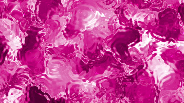 Abstracts Plastic Water A, Abstract flowing pink liquid background with glossy surfaces and dynamic reflections, loopable.,  Transparent PNG