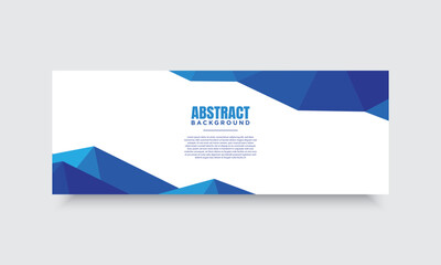 Abstract blue triangles on a white background.