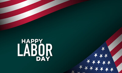 Labor Day Greeting Card Design.