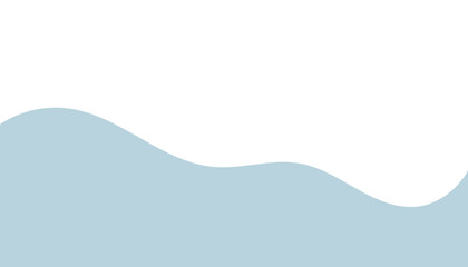 Abstract Wave Shape in Light Blue and White Design