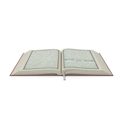 Obraz premium open quran isolated on transparent background, PNG