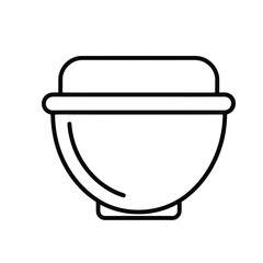 vector illustration of a jar