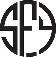 Obraz premium SFY Circle logo.eps