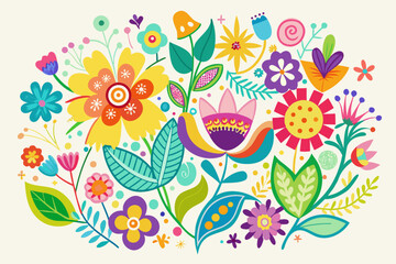 vector floral background