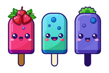 ice cream with fruit