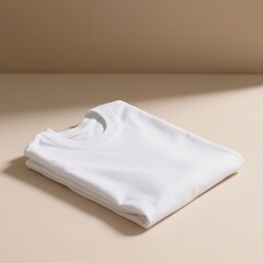 white tshirt on a white background