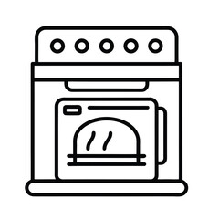 gas stove vector illustration