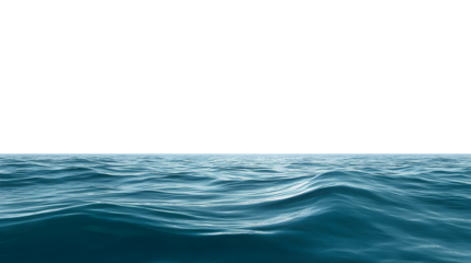 Ocean Waves, isolated on transparent background