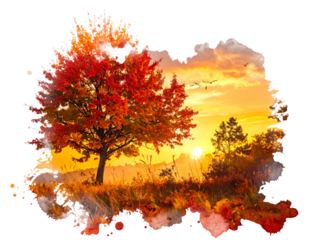 Fall, Autumn Sublimation Design