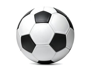 Soccer ball, black and white panels