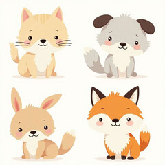 Obraz premium set of animals