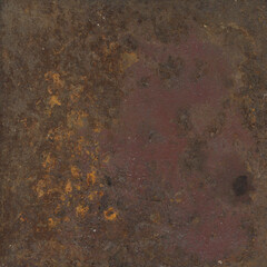 Rusty Metal Plate Texture Background
