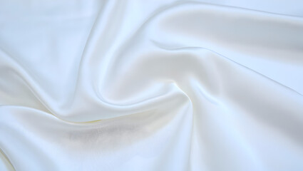 Obraz premium Soft blue fabric waves gently flowing with subtle light patterns overlay