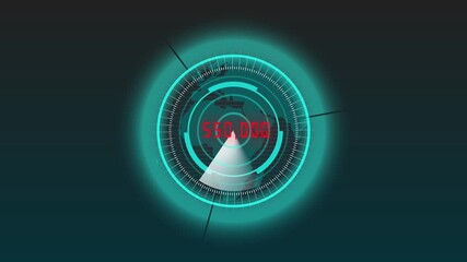 Futuristic world map radar with digital number overlay. Digital radar interface showing world map with numeric data. - Powered by Adobe