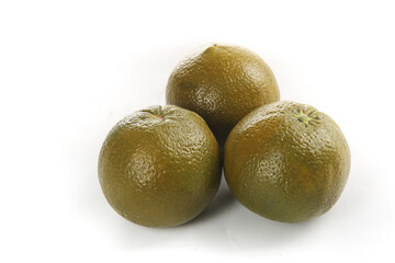 Fresh Green Limes Isolated on White Background - Citrus Fruit Photography