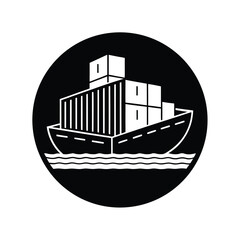 Fototapeta premium Cargo Dock Icon