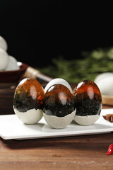 Traditional Gaoyou Duck Eggs Chinese Gourmet Preserved Food Delicacy Lead-Free Preparation