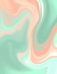 Soft Pastel Gradient Waves Background.