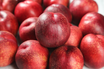 Fresh Red Nectarines with White Flesh - Australian Imported Stone Fruit for Healthy Eating and Cooking