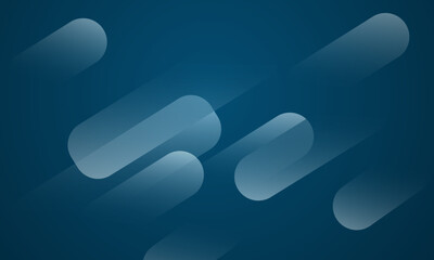 Minimal abstract backdrop featuring soft, rounded capsule shapes with diagonal motion and a deep blue gradient