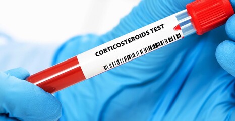 Fototapeta premium Corticosteroids Test