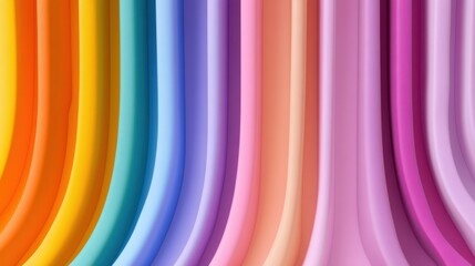 Obraz premium Abstract stripes in colorful vertical flow with smooth transitions, great for dynamic design use