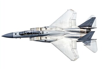 Retro jet fighter aircraft view transportation technology.