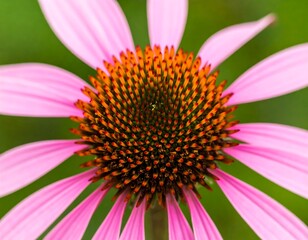 Close-up of a pink coneflower
