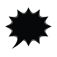 Cartoon Speech Bubble Pop Icon