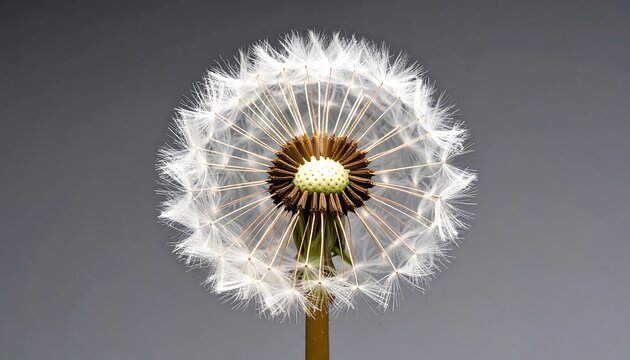 Close-up of a dandelion seed head (3)