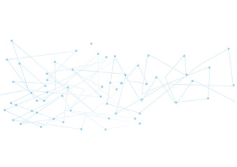 Abstract tech network connection dots.