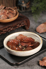 Yunnan Red Milk Porcini Mushroom Hot Pot Soup Traditional Chinese Cuisine Cooking Ingredients