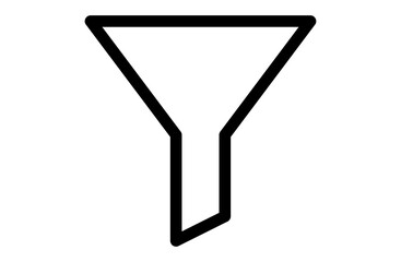 フィルターのシンプルなベクターアイコン