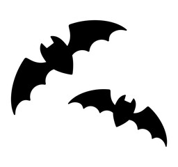 コウモリ　ベクターイラスト　秋素材　ハロウィンの招待状・カードデザイン・ポスター・ウェブデザインの装飾