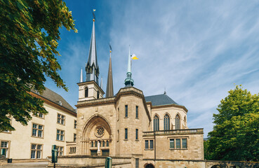 Notre-Dame Cathedral, Luxembourg is the Roman Catholic Cathedral. Grand Duchy of Luxembourg