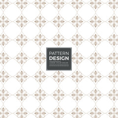 Elegant Beige Floral Pattern Design Seamless Decorative Background