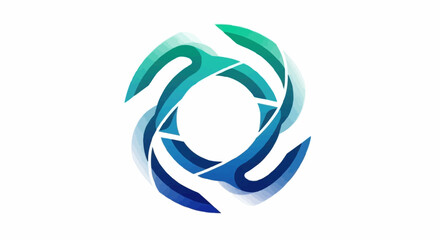 abstract background with arrows and circles