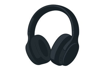 Modern Black OverEar Headphones with Detailed Design and Comfort