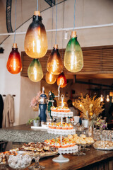 Dessert table for a party.