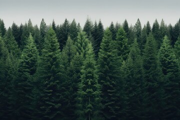 Fototapeta premium Trees forest fir outdoors.