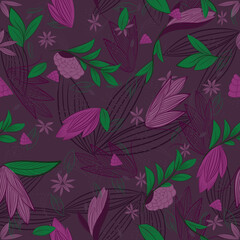 Seamless Floral  Background