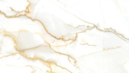 Abstract marble pattern, creamy white with gold veins