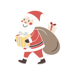 cartoon santa claus