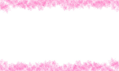 pink flower frame